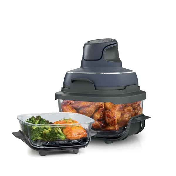 Dolphin Ninja 4-in-1 Portable Glass Air Fryer Cooking System