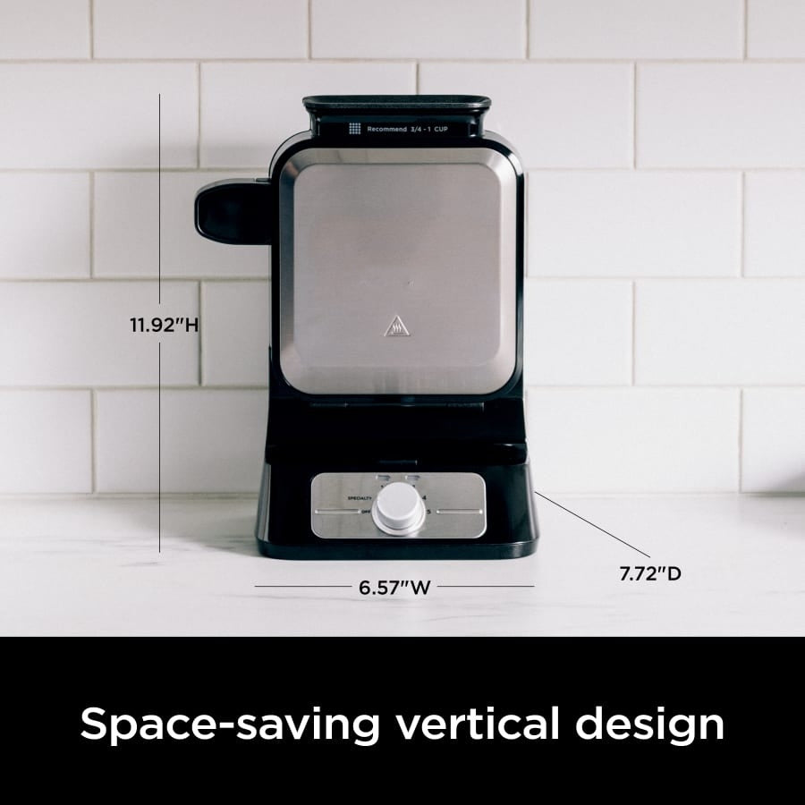 Dolphin Ninja Belgian Waffle Maker PRO NeverStick