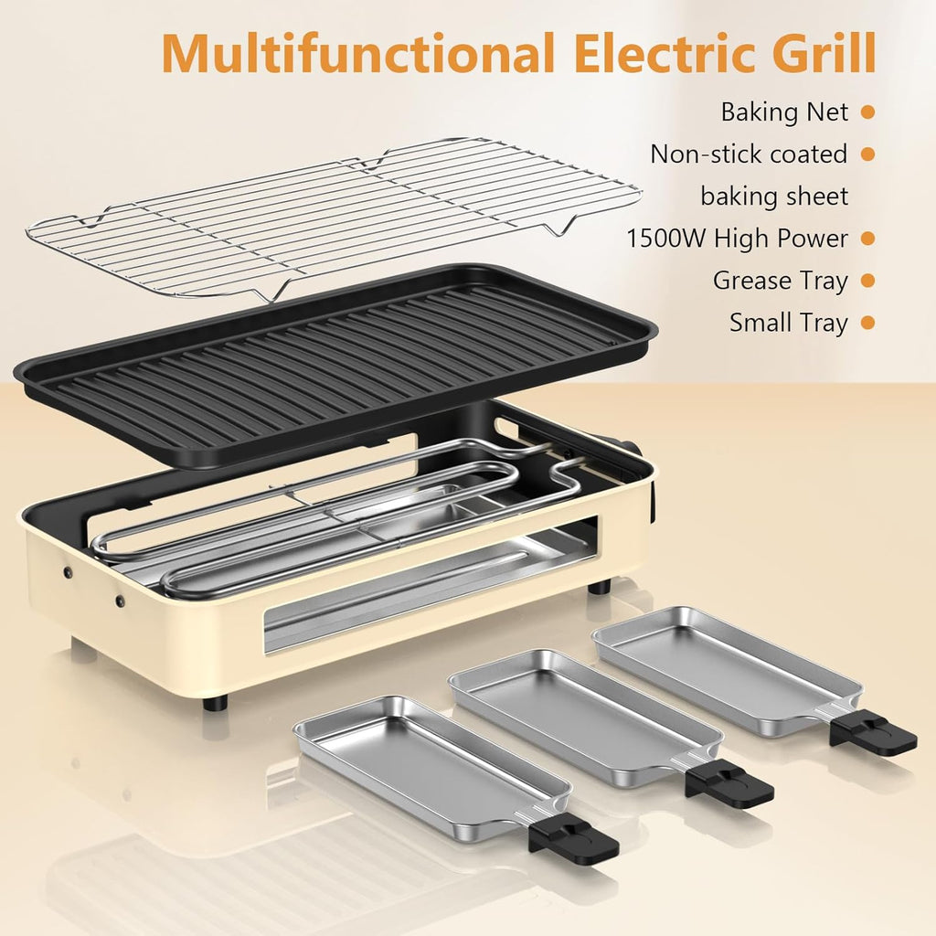 Electric Indoor Grill 1500W