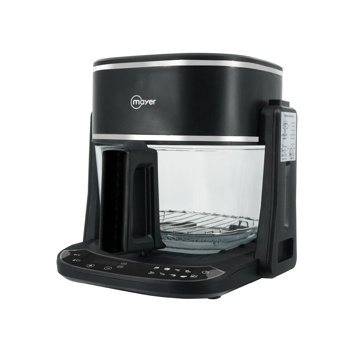 Dolphin Minja 4.5L 3-in-1 Glass Air Fryer with Grill